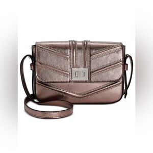 I.N.C. Marney Metallic Crossbody, Created for Macy's, like new/EUC